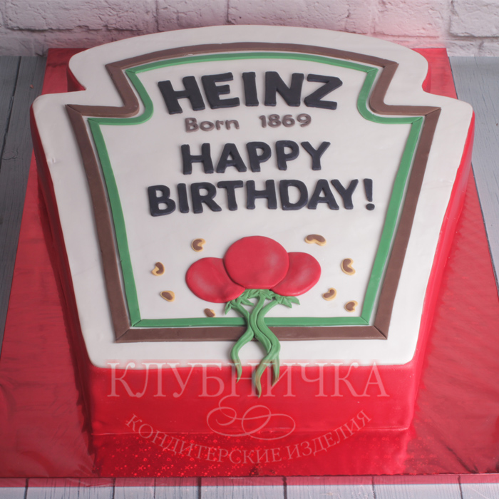 Корпоративный торт "Heinz" 1900 руб/кг 